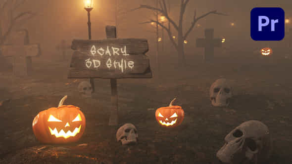 Scary Halloween 3D - VideoHive 48536657