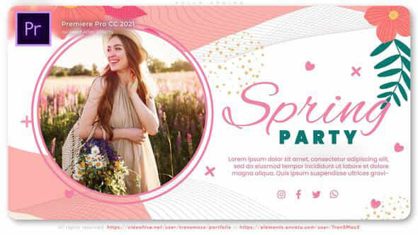 Hello Spring - VideoHive 38036506