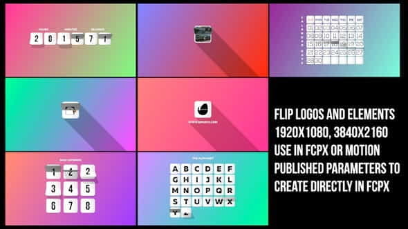Flip Logos Elements - VideoHive 22420087