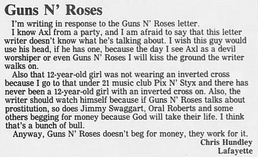 1989.02.21/04.10 - Journal and Courier (Lafayette, IN.) - Readers' letters/Debate on GN'R I945Zw7s_o