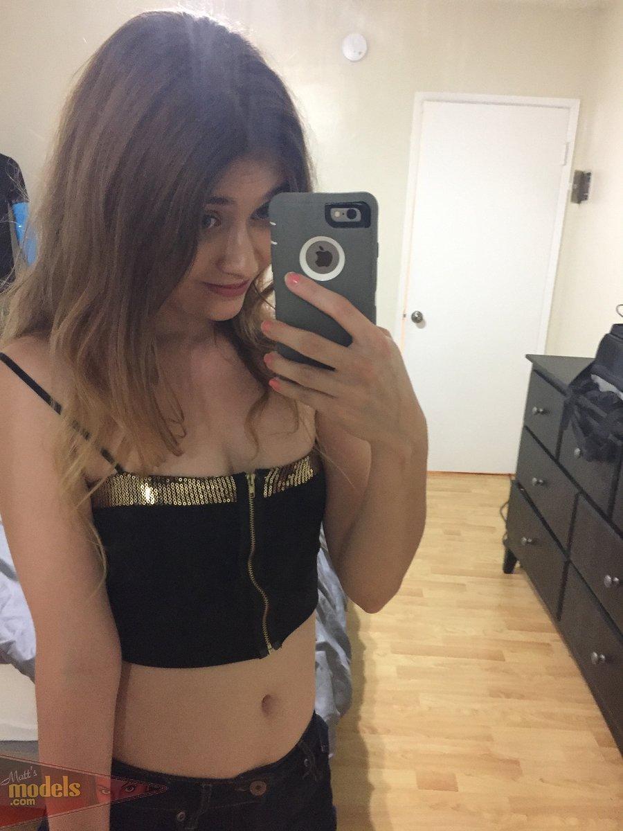 Petite teen Ariel Mc Gwire makes her nude modeling debut in bathroom selfies(8)