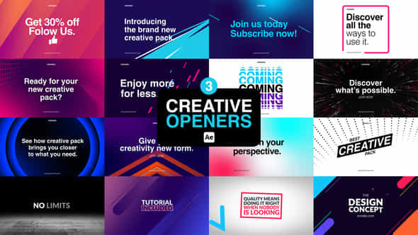 Creative Openers 3 - VideoHive 53948143