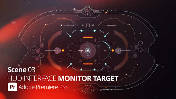 Hud Interface Monitor Target 03 Pr - VideoHive 52699104