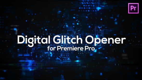 Glitch Technology Opener for Premiere - VideoHive 33269735