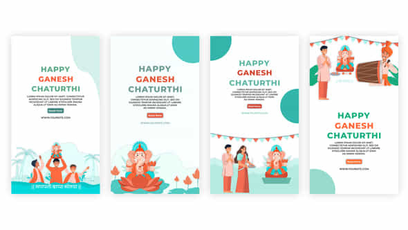 Happy Ganesh Chaturthi - VideoHive 39083809