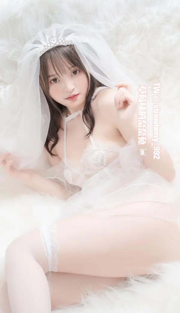 国模人体 草莓味的奈奈兔《纯白花嫁》