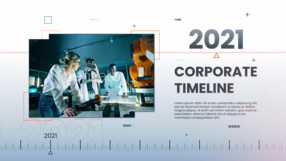 Clean Corporate Timeline - VideoHive 30203574