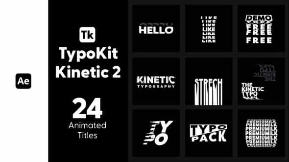 Typo Kit Kinetic - VideoHive 44574596