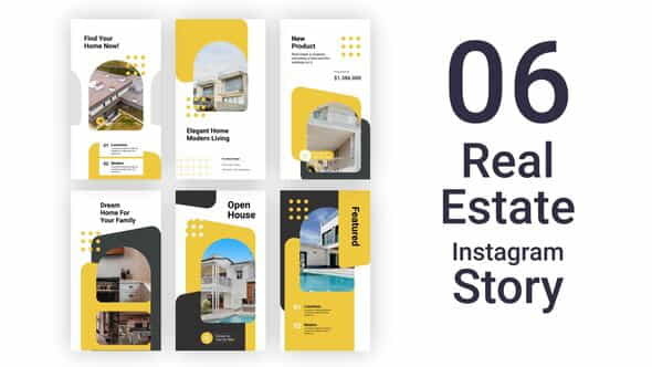 Real Estate Instagram Stories - VideoHive 33938873