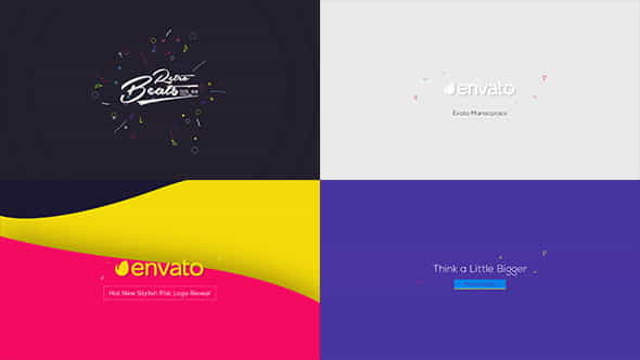 Flat Logo Animations - VideoHive 16325991