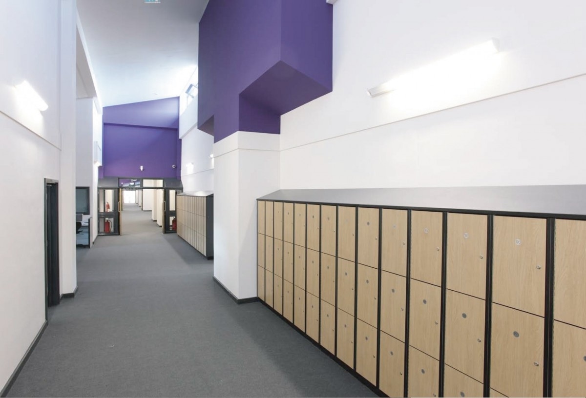 Image of empty school corridor