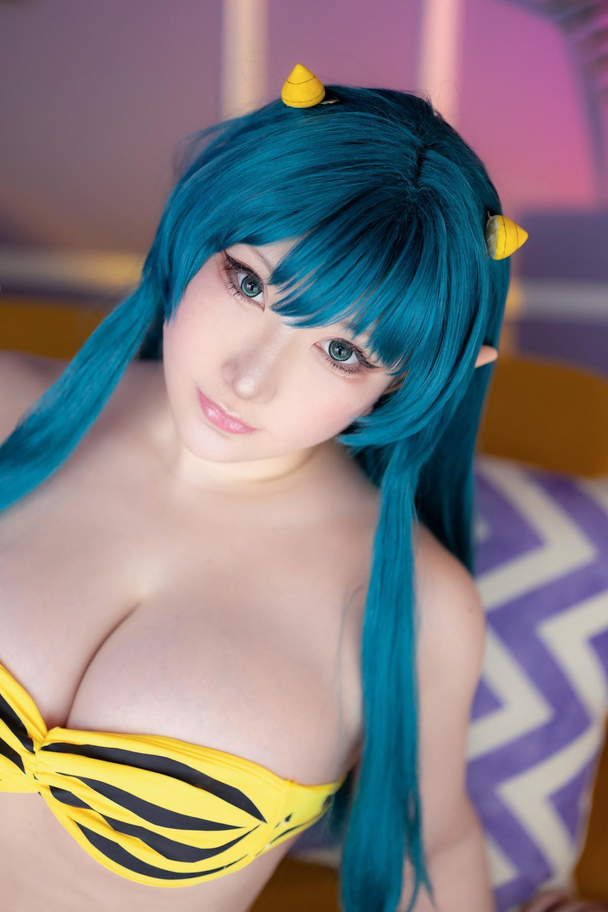 Cosplay SAKUサク Lum ラム うる星やつら Set.01(20)