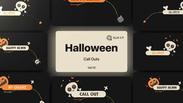 Halloween Call Outs - VideoHive 48290651