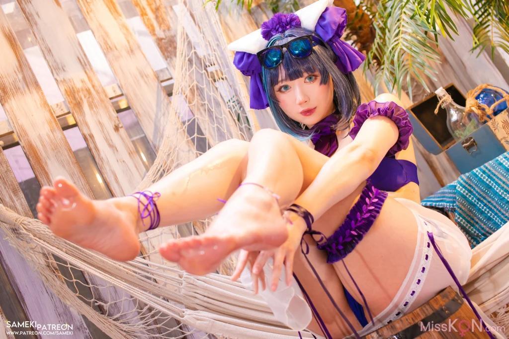 Coser@Sameki: 柴郡 泳装 (37 photos)(12)