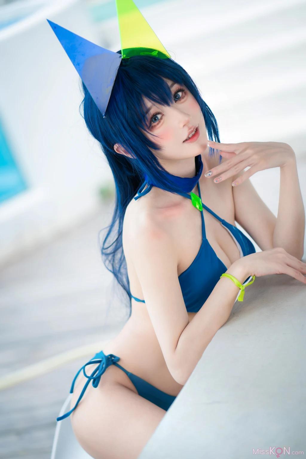 Coser@阿包也是兔娘: 花园泳装 (35 photos)(2)