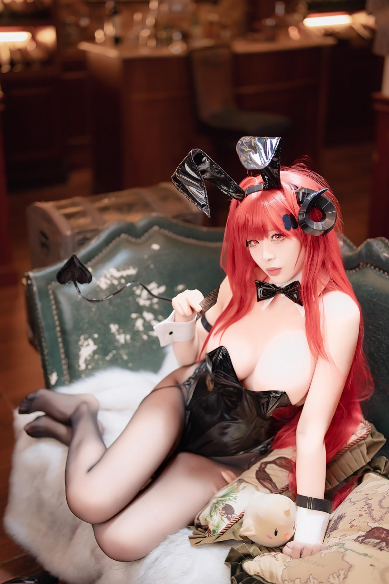Cosplay 轩萧学姐 兴登堡兔女郎(61)