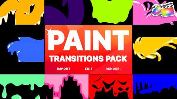 Paint Transitions - VideoHive 42947391