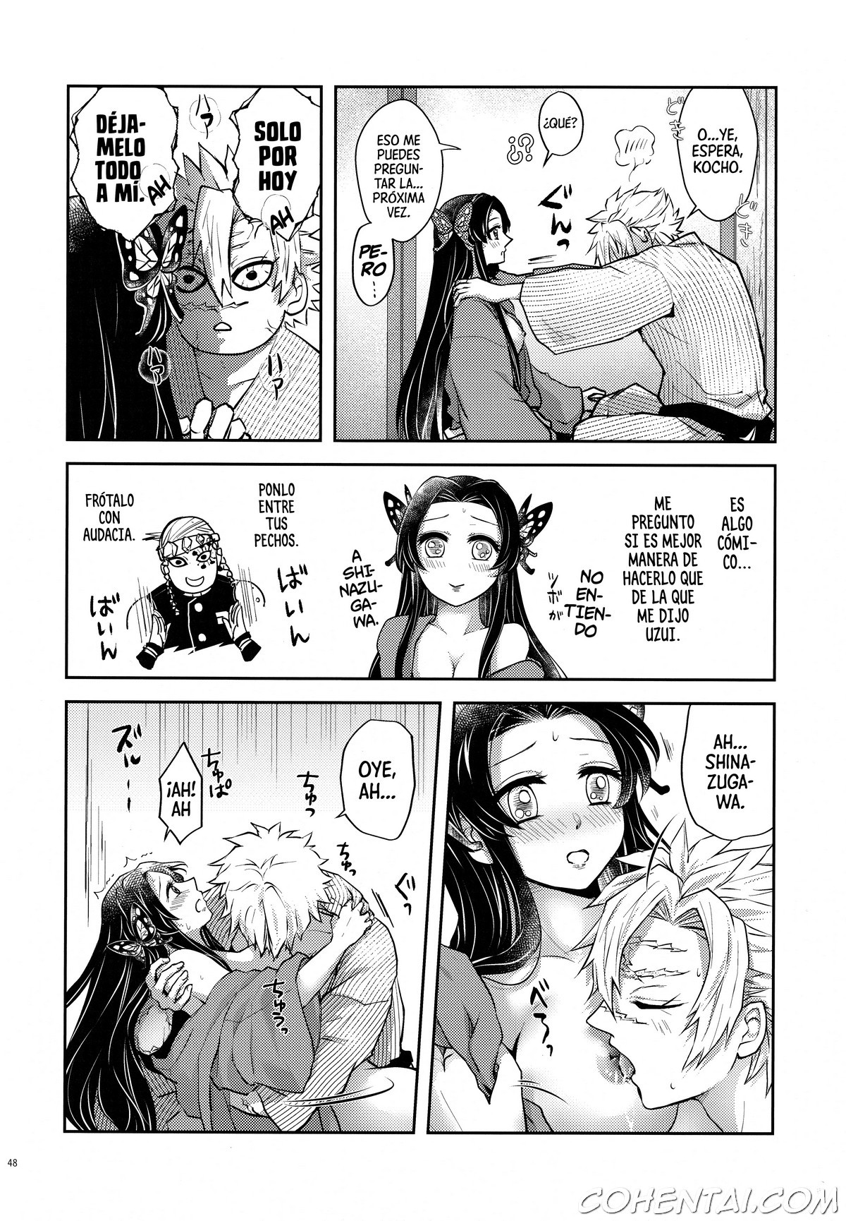 Shoujo o Moratte Hoshii Hana. Koinaka ni Natta Oboe ga Nai Kaze (Kimetsu no Yaiba) xxx comics manga porno doujin hentai español sexo 