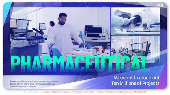 Pharmaceutical Corporate Solutions - VideoHive 38006146