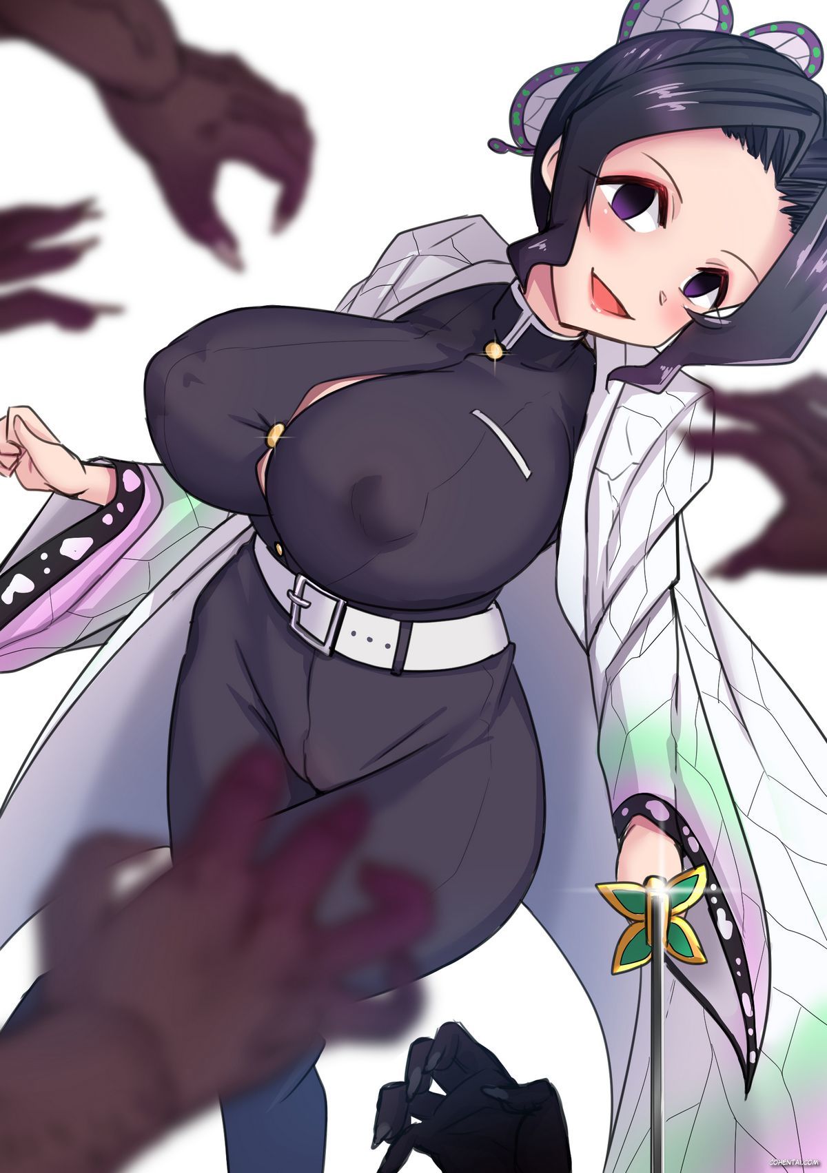 Shinobu wa Maketa! (Kimetsu no Yaiba) manga hentai xxx español