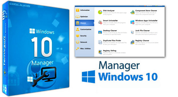SLqKQBai_o - Windows 10 Manager 2.3.7 [+Portable] [UL-NF] - Descargas en general