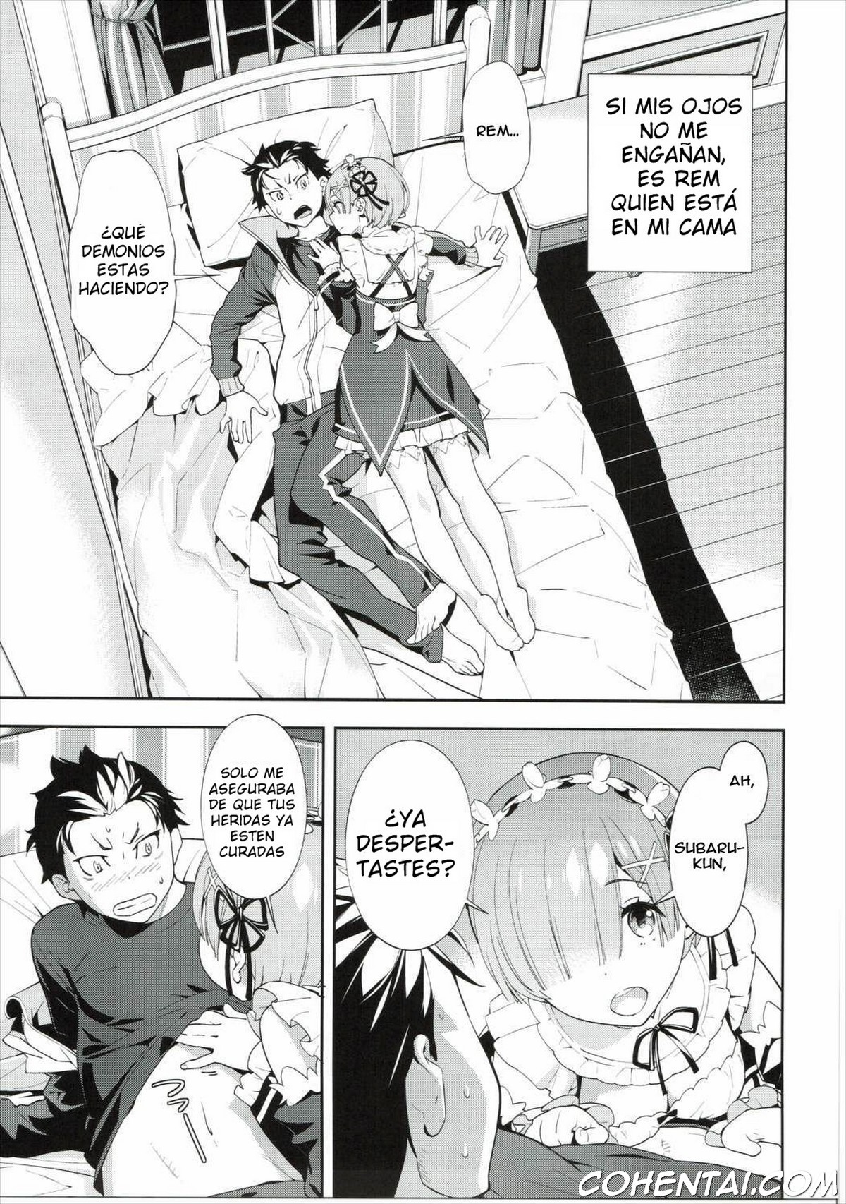 CHOICE (Re:Zero kara Hajimeru Isekai Seikatsu) xxx comics manga porno doujin hentai español sexo 