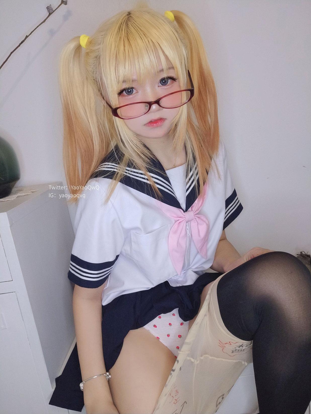 [福利女神cosplay] 萌妹子Coser摇摇乐yoyo fantia 22年1月会员合集 Jk系列/55P(11)