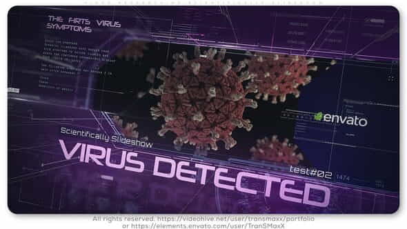 Virus Researching Scientifically Slideshow - VideoHive 26075574
