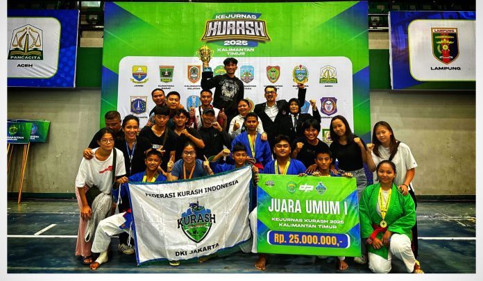 DKI Jakarta Sabet Juara Umum Kejurnas Kurash 2025 di Samarinda