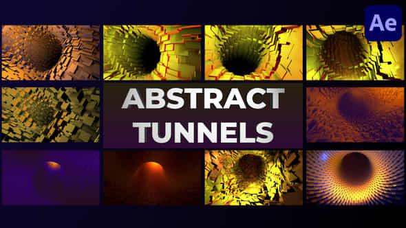 Abstract Tunnels - VideoHive 47673712