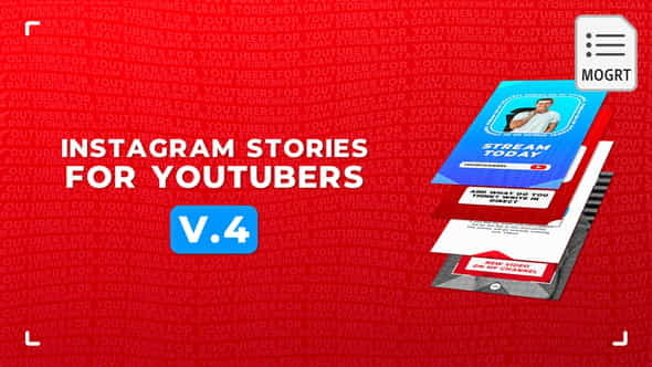 Instagram Stories For YouTubers v.2 - VideoHive 28117512