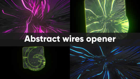 Abstract Wires Opener - VideoHive 42968846
