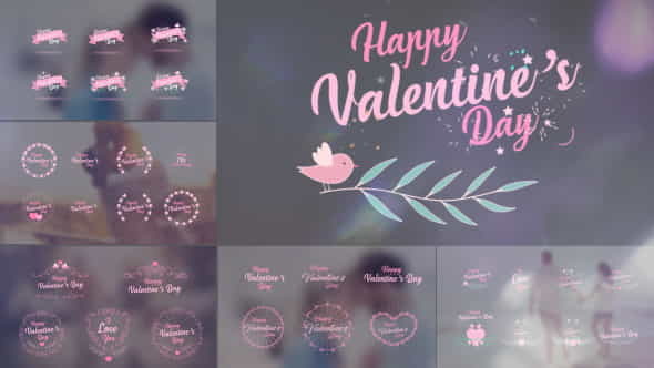 Valentines Day Badge Pack - VideoHive 19334517