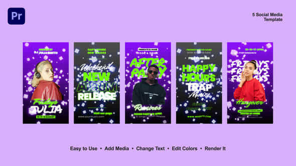 Summer Party Instagram Stories - VideoHive 53275687