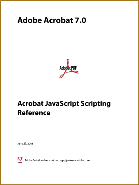 Adobe Systems Inc Adobe Acrobat 7 Official Javascript Reference Adobe Press 2005 46YBiZ1H_o