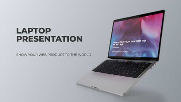 Laptop Presentation - VideoHive 23007050