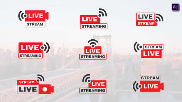 Live Streaming Titles - VideoHive 41900447