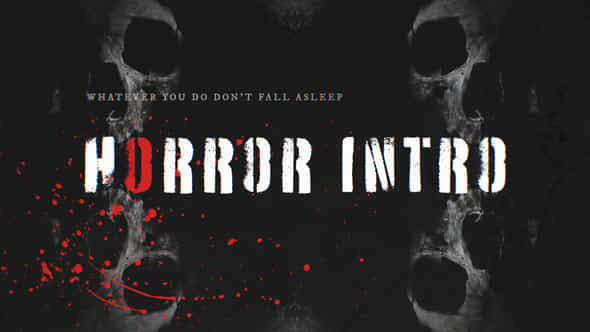 Horror Intro - VideoHive 39974051