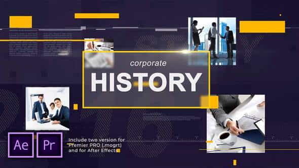 Corporate History - VideoHive 28040478