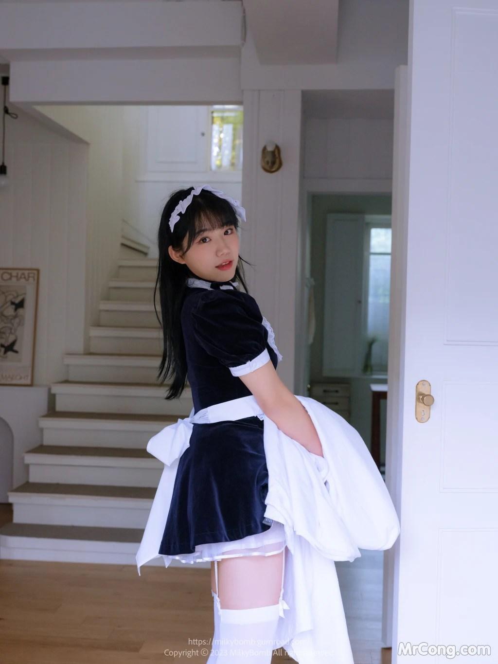 [MilkyBomb] Yui: Vol.3 Maid (291 photos )(53)
