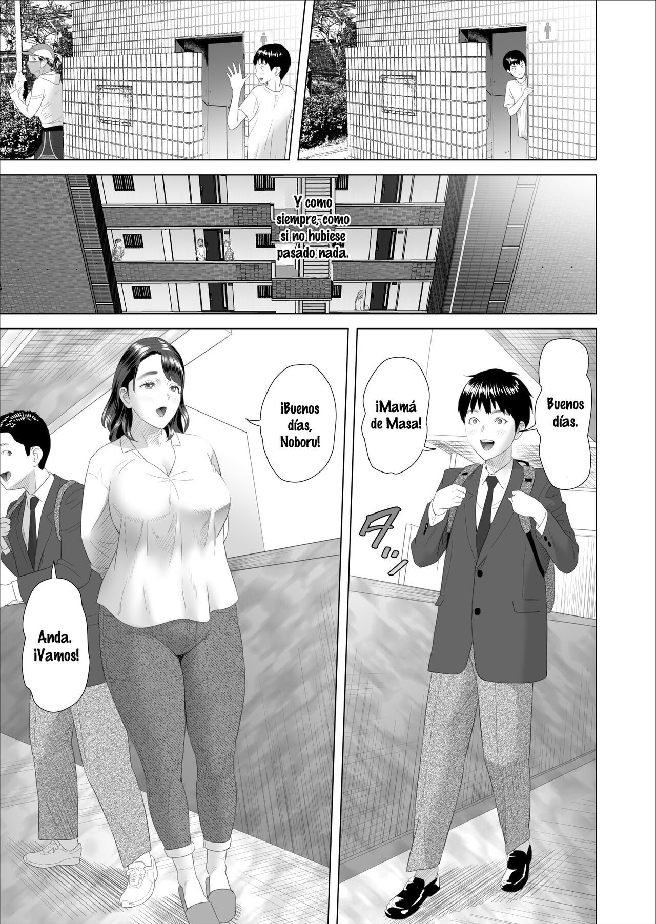[Hy-dou (Hyji)] Kinjo Yuuwaku Boku ga Tonari no Okaa-san to Konna Koto ni Nacchau Hanashi 3 _ Neighborhood Seduction This Is What Happened With The Mother Next Door 3 [Spanish]