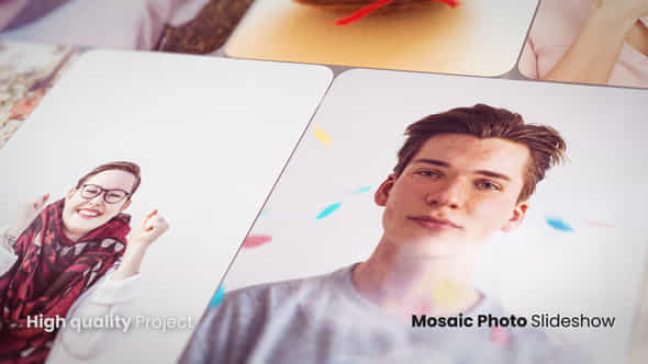 Mosaic Photo Slideshow - VideoHive 53893148