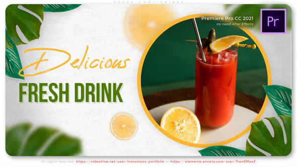 Fresh Cool Drinks - VideoHive 38668738