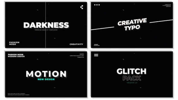 Creative Typo Slides - VideoHive 53674664