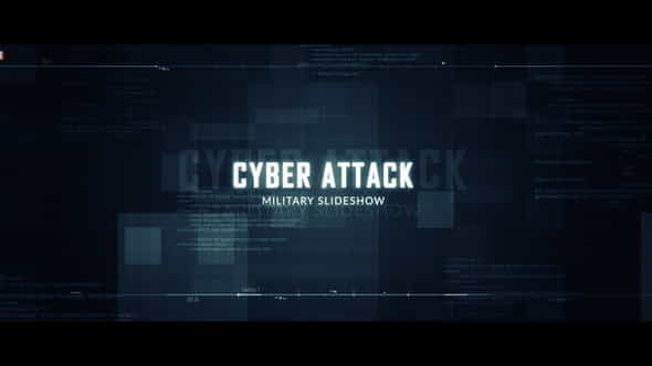 Cyber Attack Military Slideshow - VideoHive 23911967