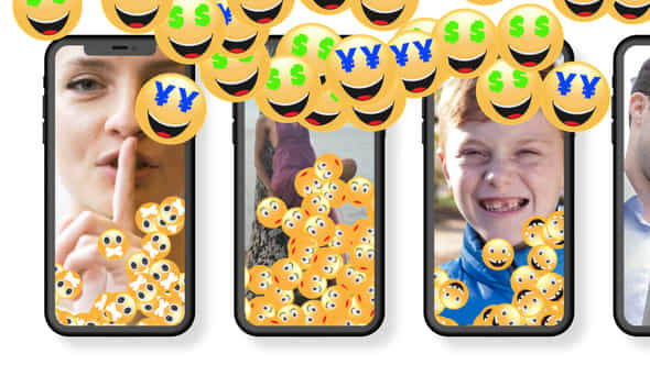 Emoticon Transitions - VideoHive 47466151