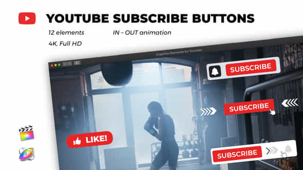 Youtube Subscribe Buttons - VideoHive 41942093