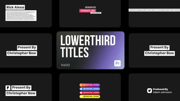 Lowerthird Titles 02 - VideoHive 44233888