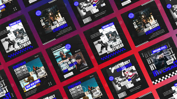 Action Powerful Streetwear Posts - VideoHive 51785771