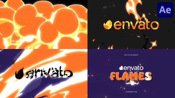 Fire Explosion Logo Opener For After Effects - VideoHive 51854309